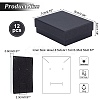 Kraft Cotton Filled Cardboard Paper Jewelry Set Boxes LS-CBOX-R036-11B-2