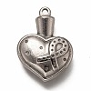 Non-Tarnish 304 Stainless Steel Pendants STAS-H126-01AS-1