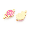 304 Stainless Steel Enamel Charms STAS-T065-59G-02-2