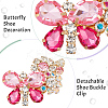 2Pcs Alloy Rhinestone Detachable Shoe Buckle Clips FIND-AR0004-59-5