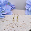 304 Stainless Steel Flower Dangle Earrings for Women WG1C9A6-01-2