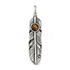 Natural Tiger Eye Big Pendants STAS-Z171-13AS-1