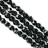 Natural Black Onyx Beads Strands G-K066-13-6mm-4
