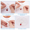 24Pcs 12 Colors Brass Wine Glass Charms AJEW-GO00016-3