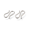 304 Stainless Steel S-Hook Clasps LS-STAS-U051-05P-2