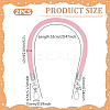 Braided Round PU Leather Bag Handles FIND-WH0180-01B-P-3