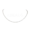 304 Stainless Steel Slider Necklace Makings AJEW-JB01272-02-3