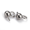 Non-Tarnish 304 Stainless Steel Ball Post Stud Earring Findings STAS-Z035-02P-A-2