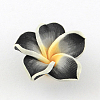 Handmade Polymer Clay 3D Flower Plumeria Beads CLAY-Q192-30mm-01-1