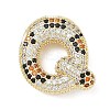 Brass Micro Pave Cubic Zirconia Pendants KK-Z108-02G-Q-1