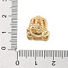 Rack Plating Hollow Brass European Beads KK-B097-03G-3