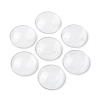 (Defective Closeout Sale: Scratch) Transparent Glass Cabochons GGLA-XCP0001-06-1