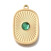 Ion Plating(IP) 304 Stainless Steel Rhinestone Pendants STAS-P371-061G-1