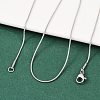 Non-Tarnish 304 Stainless Steel Snake Chain Necklaces X-NJEW-F196-14P-3