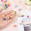 30Pcs 30 Styles Cosmetics Alloy Enamel Wine Glass Charms AJEW-GL00002-3