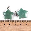 Natural Green Aventurine Pendants G-Q172-09P-09-3