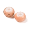 Opaque Spray Painted Glass Beads X1-GLAA-G118-01L-2