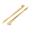 304 Stainless Steel Hair Bobby Pins Findings STAS-F329-02B-G-2