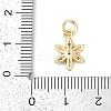 Rack Plating Brass Micro Pave Cubic Zirconia Pendants KK-H509-23G-04-3