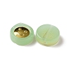 Transparent Spray Painted Glass Beads GLAA-I050-15G-3