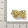 Brass Micro Pave Cubic Zirconia Box Clasps KK-U037-19G-02-3