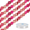 DIY Natural Regalite/Imperial Jasper/Sea Sediment Jasper Beads Bracelets  Making KIts DIY-TA0002-69F-3