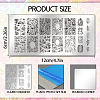 Plastic Nail Art Image Templates AJEW-UN0002-49E-2
