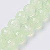 Natural White Jade Beads Strands G-G756-M-6mm-2