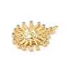 Brass Micro Pave Cubic Zirconia Pendants KK-U044-04G-2