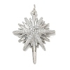 Brass Micro Pave Cubic Zirconia Pendants KK-B124-08P-03-1