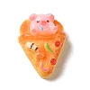 Cute Pig Theme Resin Imitation Food Decoden Cabochons LS-RESI-U0003-02B-1
