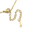 Birthday Flower 304 Stainless Steel Pendant Nacklaces For Women STAS-S124-03G-09-3