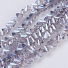 Electroplate Glass Beads Strands EGLA-J145-4mm-PL03-1