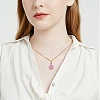 6Pcs 3 Colors Brass Enamel Pendants sgZIRC-SZ0003-52-4