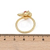 Brass Micro Pave Cubic Zirconia Cuff Rings RJEW-C139-08G-5