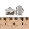 304 Stainless Steel Ribbon Crimp Ends STAS-E471-05J-P-3