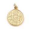 Ion Plating(IP) 304 Stainless Steel Coin Charms STAS-G295-16G-1