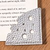 PU Leather Fan Bookmarks AJEW-WH20128-004F-1