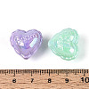 UV Plating Opaque Acrylic Beads SACR-T018-11M-3