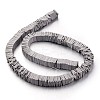 Electroplate Non-magnetic Synthetic Hematite Bead Strands X-G-F300-20B-F01-2