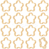 60Pcs Rack Plating Alloy Bead Frames FIND-BBC0002-34-1