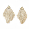 Polyester Tassel Big Pendant Decorations FIND-T042-07-1