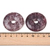 Natural Lepidolite Pendants G-K099-40mm-02-3