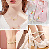 Metal Enlaced Plastic Slide Charms KY-CA0001-61-7