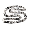201 Stainless Steel Links Chain Necklace NJEW-F222-38EBP-05-1