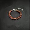Synthetic Goldstone Chip Beaded Bracelets for Women IW6789-16-1