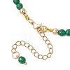 White Jade and Amethyst Necklaces NJEW-JN05340-6