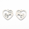 Non-Tarnish 201 Stainless Steel Pendants STAS-N098-118P-1