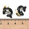Sea Animals Alloy Enamel Pendants ENAM-B037-10G-01-3