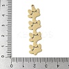 304 Stainless Steel Pendants LS-STAS-E501-01G-04-4